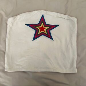 Forever 21 tube top w/embroidered star